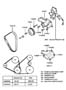 Diagram COOLANT PUMP for your 2000 Hyundai Sonata