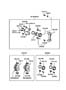 Diagram BRAKE-FRONT WHEEL for your 2021 Hyundai Kona