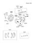 Diagram REAR WHEEL BRAKE for your Hyundai