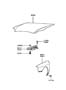 Diagram FENDER & HOOD PANEL for your 2002 Hyundai Sonata