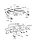 Diagram FRONT DASH PANEL (DASHBOARD) UPPER for your 2021 Hyundai Accent