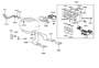 Diagram HEATER SYSTEM-CONTROL & DUCT for your 2007 Hyundai Santa Fe