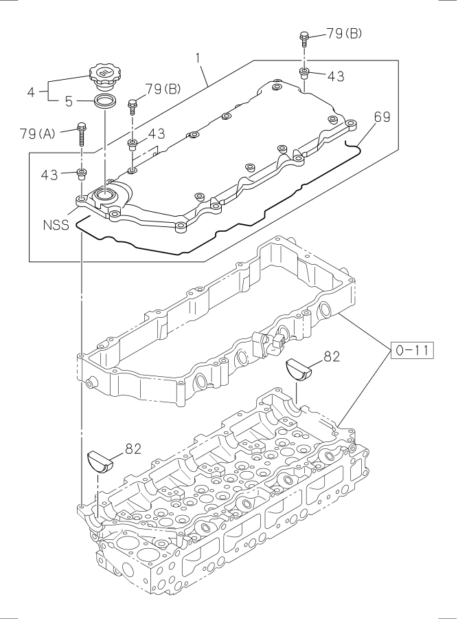 Diagram CYLINDER HEAD COVER for your 2017 Isuzu FTR   