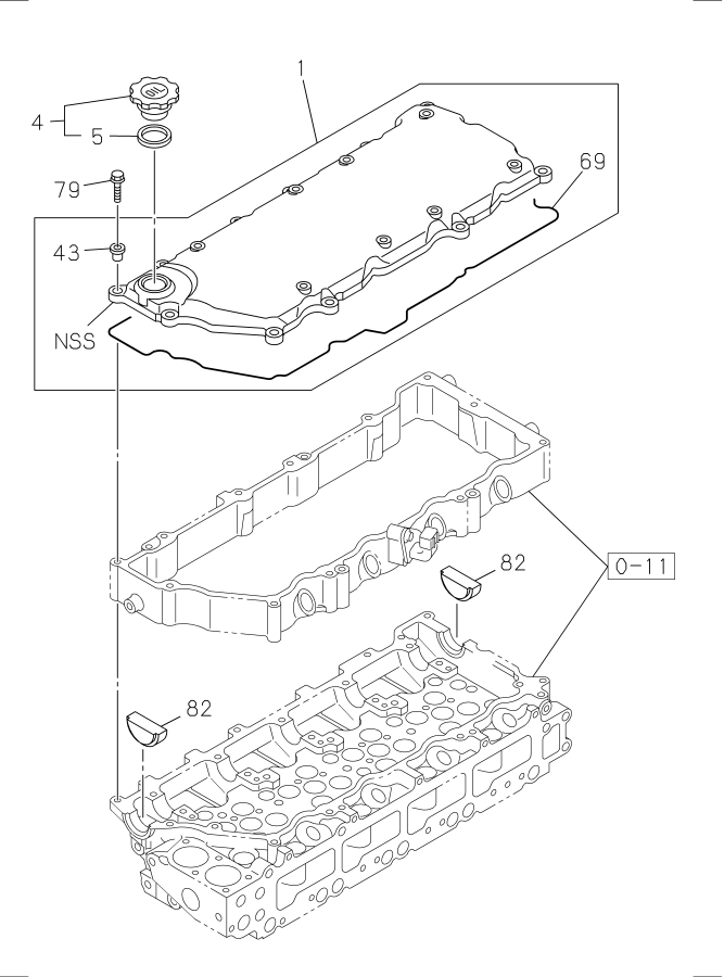 Diagram CYLINDER HEAD COVER for your 2017 Isuzu NQR   