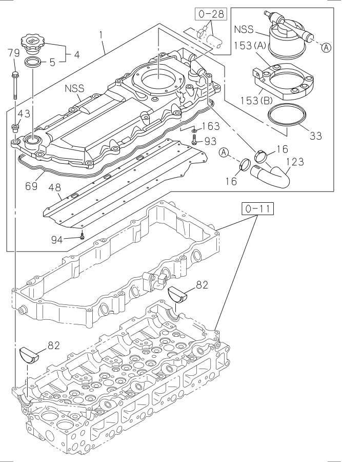 Diagram CYLINDER HEAD COVER for your Isuzu