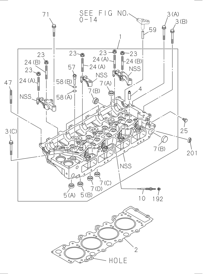 Diagram CYLINDER HEAD for your 2008 Isuzu NQR   