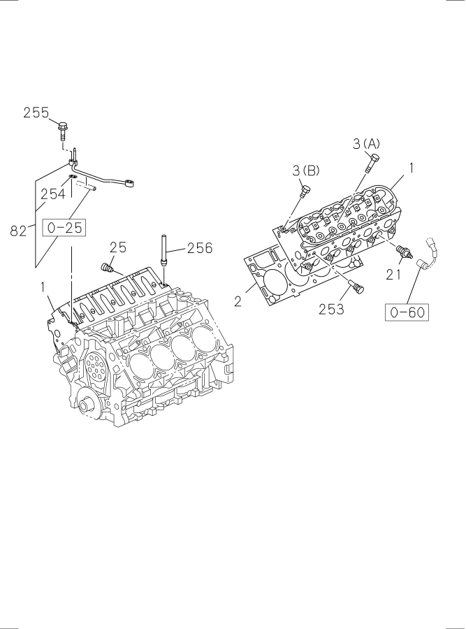 Diagram CYLINDER HEAD for your Isuzu