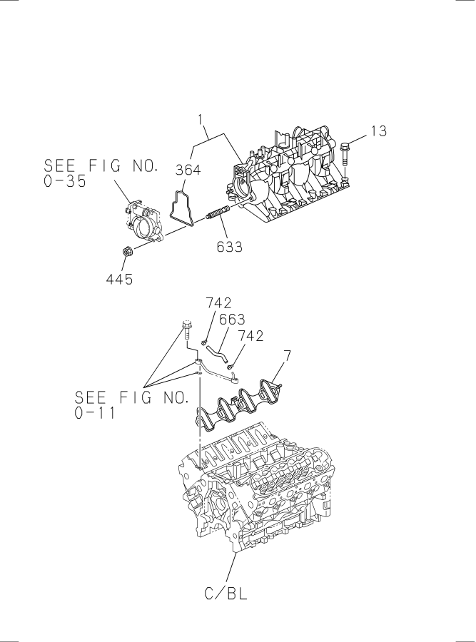 Diagram INLET MANIFOLD for your Isuzu