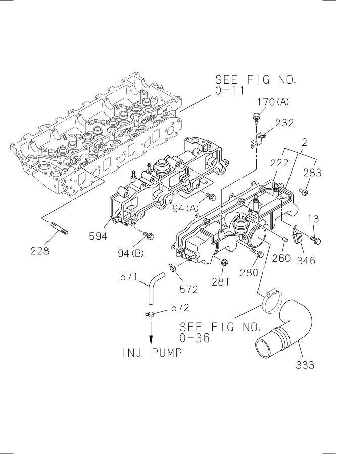 Diagram INLET MANIFOLD for your 1995 Isuzu