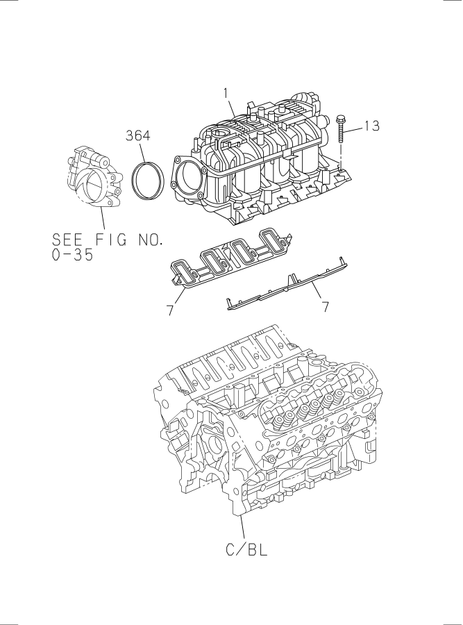 Diagram INLET MANIFOLD for your 2000 Isuzu NPR   