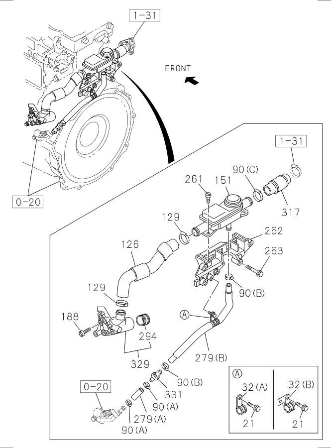 Diagram VENTILATION SYSTEM for your 2020 Isuzu NPR-HD   