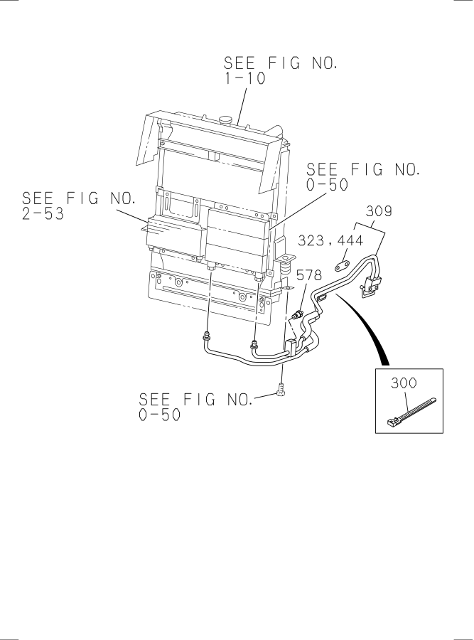 Diagram OIL AND VACUUM PIPING; ENGINE for your 2015 Isuzu NQR   