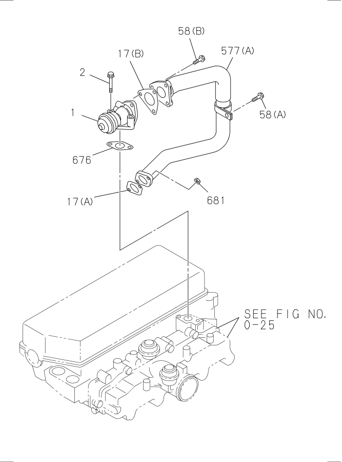 Diagram EMISSION PIPING for your 1996 Isuzu NPR-HD   