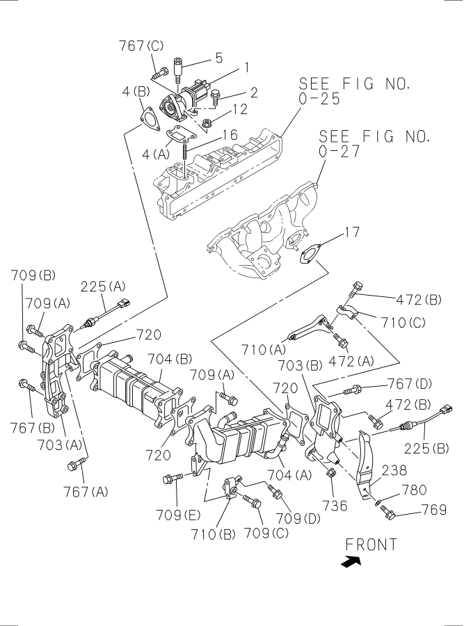 Diagram EMISSION PIPING for your 2008 Isuzu NPR-HD   