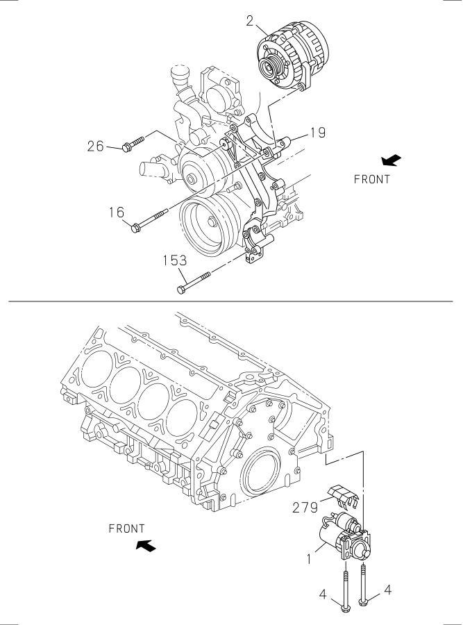 Diagram ENGINE ELECTRICAL CONTROL PARTS for your 2022 Isuzu NQR  SINGLE CAB 