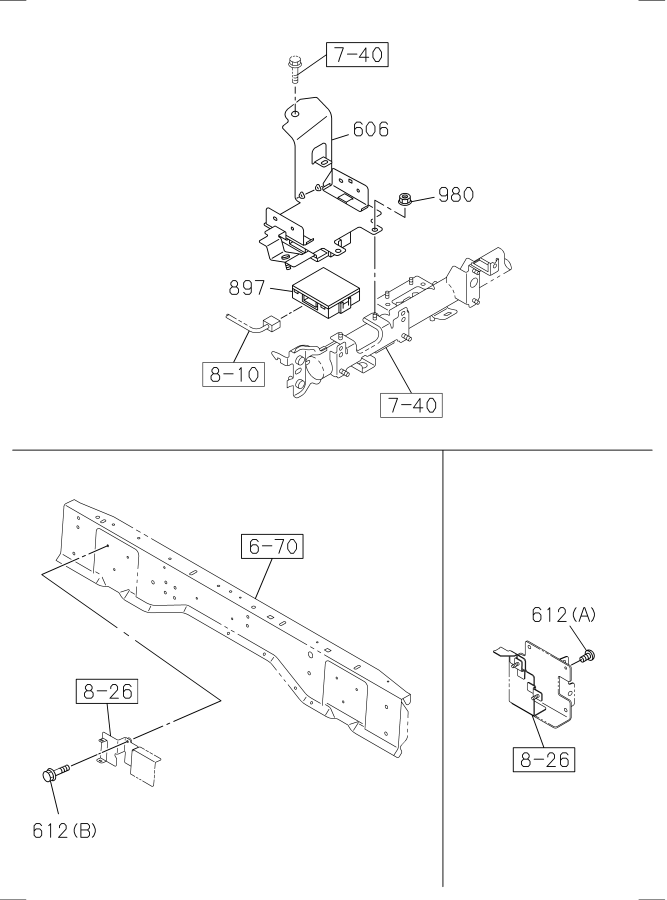 Diagram ENGINE ELECTRICAL CONTROL PARTS for your Isuzu NRR  