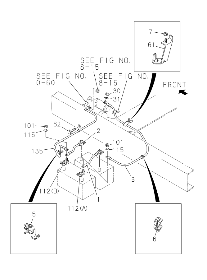 Diagram BATTERY AND BATTERY CABLE for your 2015 Isuzu NPR   