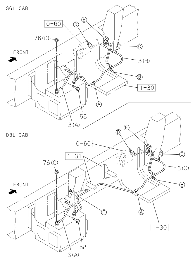 Diagram BATTERY AND ENGINE ELECTRICAL PARTS for your Isuzu