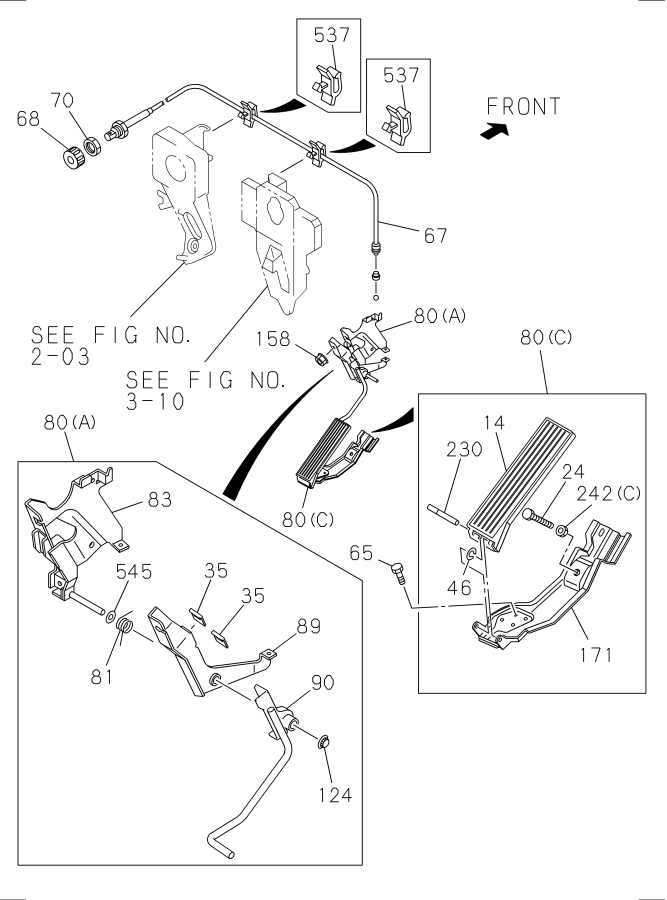 Diagram ACCELERATOR PEDAL AND CONTROL for your 2016 Isuzu NQR   