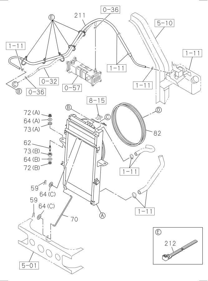 Diagram RADIATOR for your Isuzu