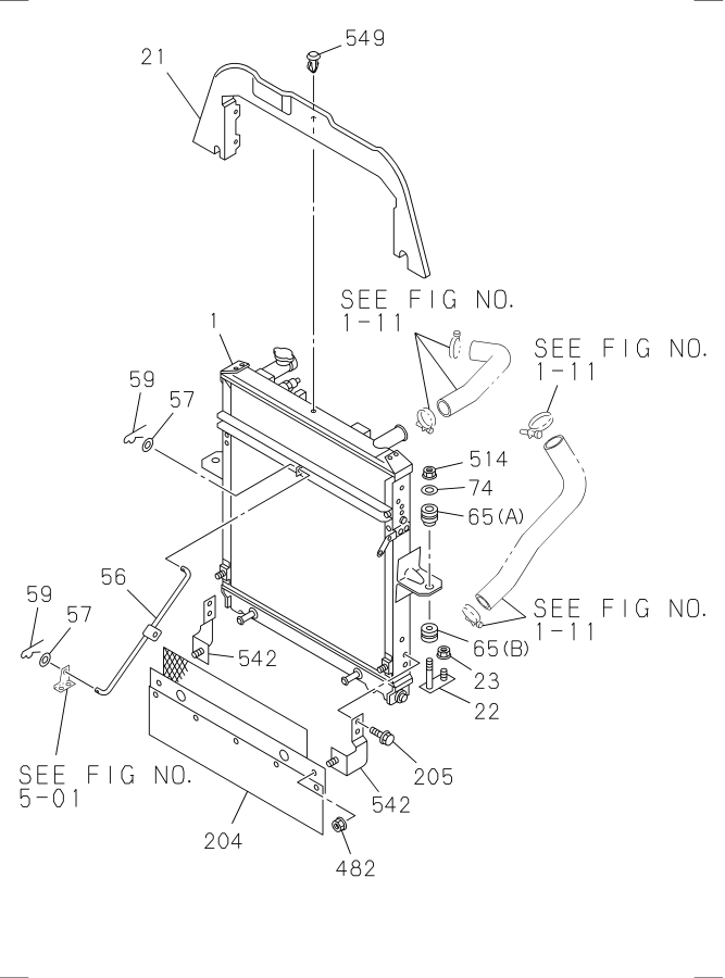 Diagram RADIATOR for your 2010 Isuzu NPR-HD   