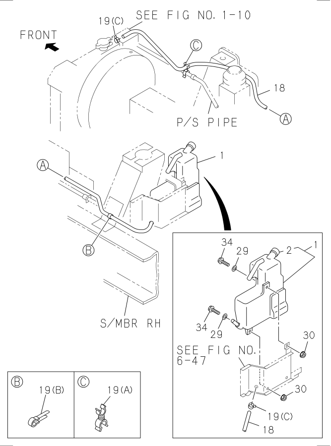 Diagram RADIATOR HOSE AND SUB TANK for your 2021 Isuzu NPR-XD   