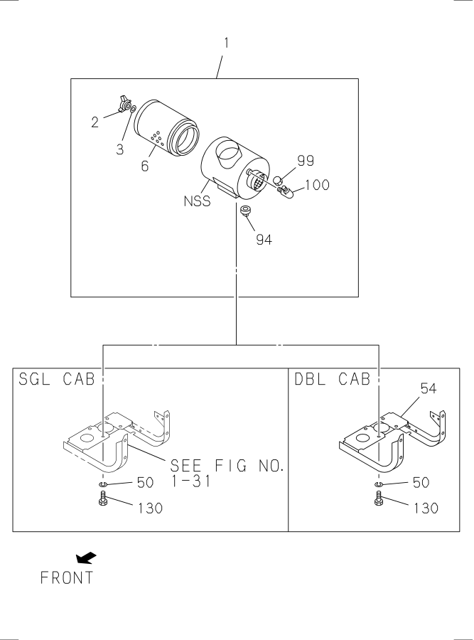 Diagram AIR CLEANER for your 2005 Isuzu NQR SINGLE CAB AND LONG CHASSIS DIESEL 4HK1-TCS (RJS) 