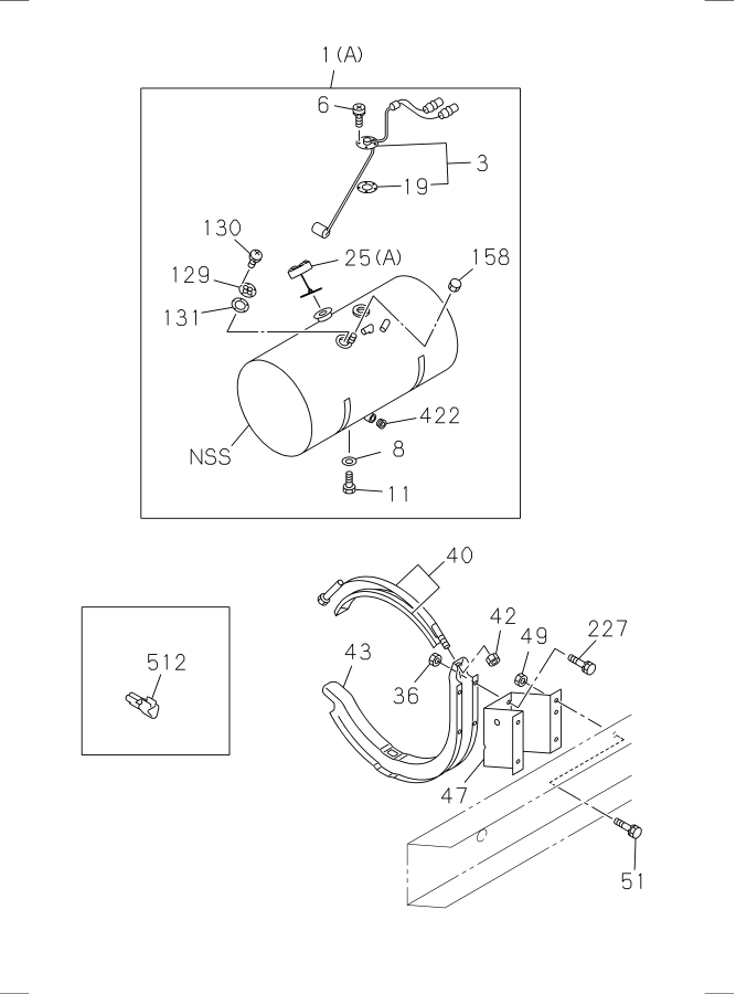 Diagram FUEL TANK for your 1995 Isuzu