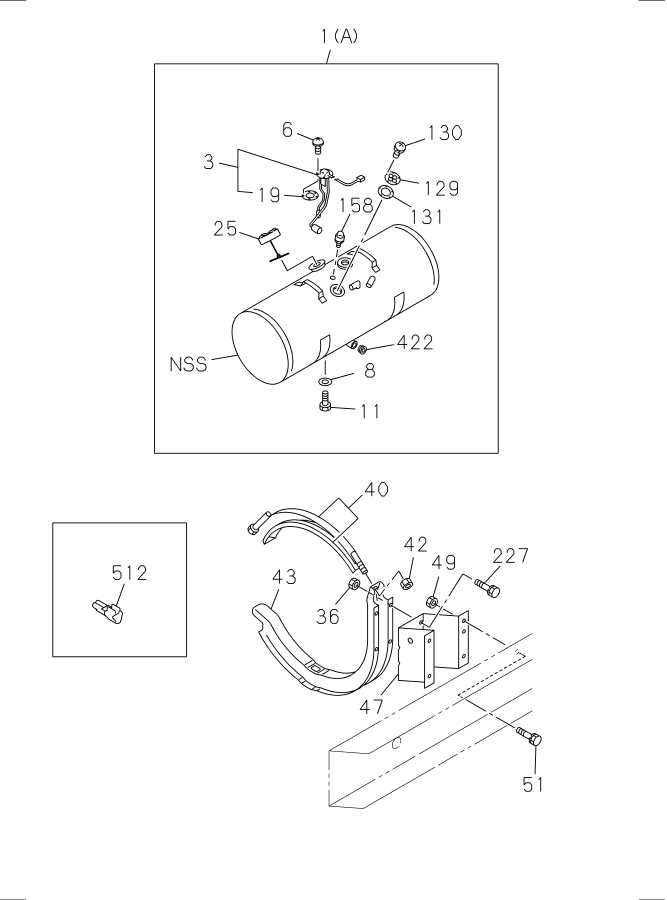 Diagram FUEL TANK for your 1995 Isuzu