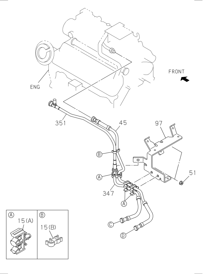 Diagram FUEL PIPING; CHASSIS for your 2013 Isuzu