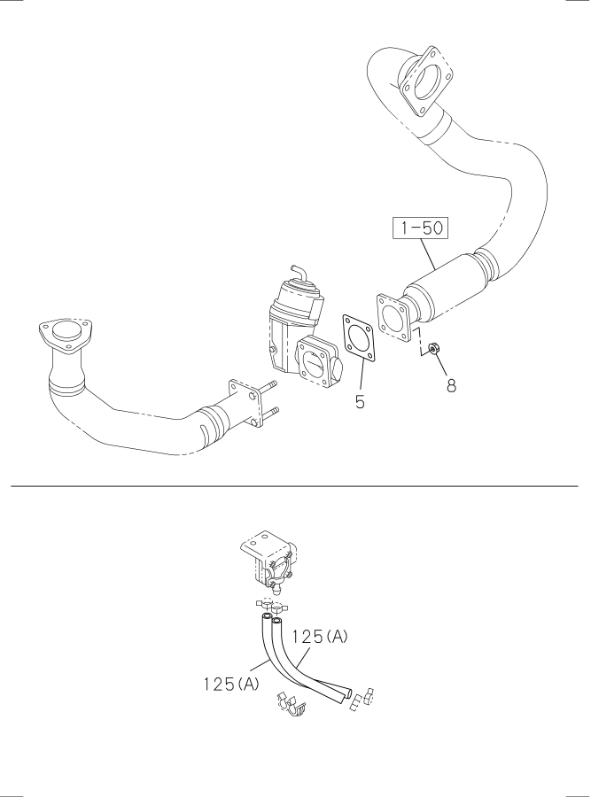 Diagram EXHAUST BRAKE SYSTEM PIO PARTS for your Isuzu