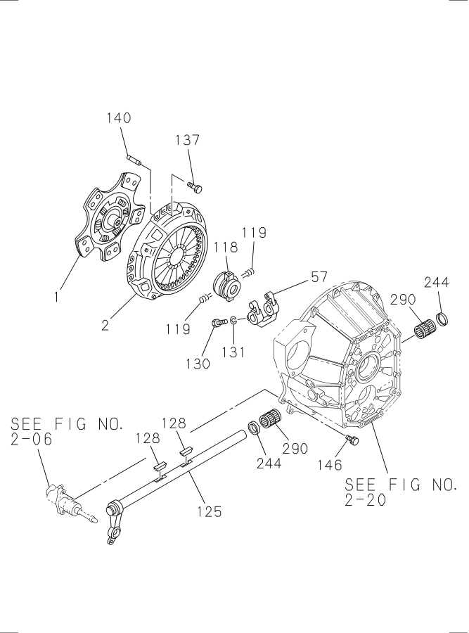 Diagram CLUTCH for your 2005 Isuzu NRR SINGLE CAB AND MIDDLE CHASSIS  