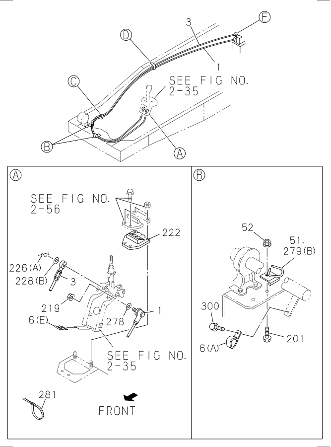 Diagram MANUAL TRANSMISSION CONT LINK AND CABLE for your 2005 Isuzu NQR SINGLE CAB AND LONG CHASSIS DIESEL 4HK1-TCS (RJS) 