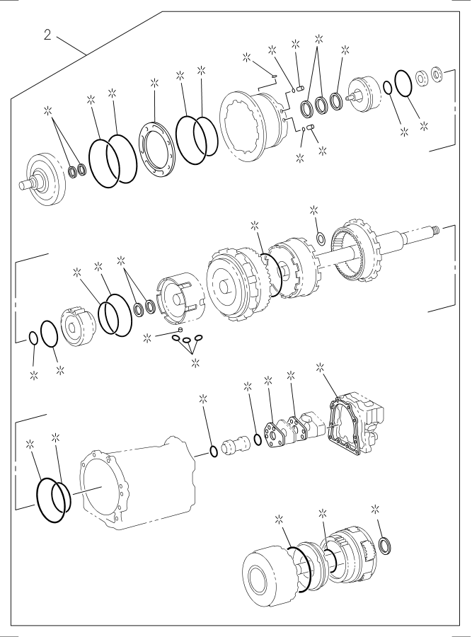 Diagram AUTO TRANS ASM AND REPAIR KIT for your Isuzu NQR  