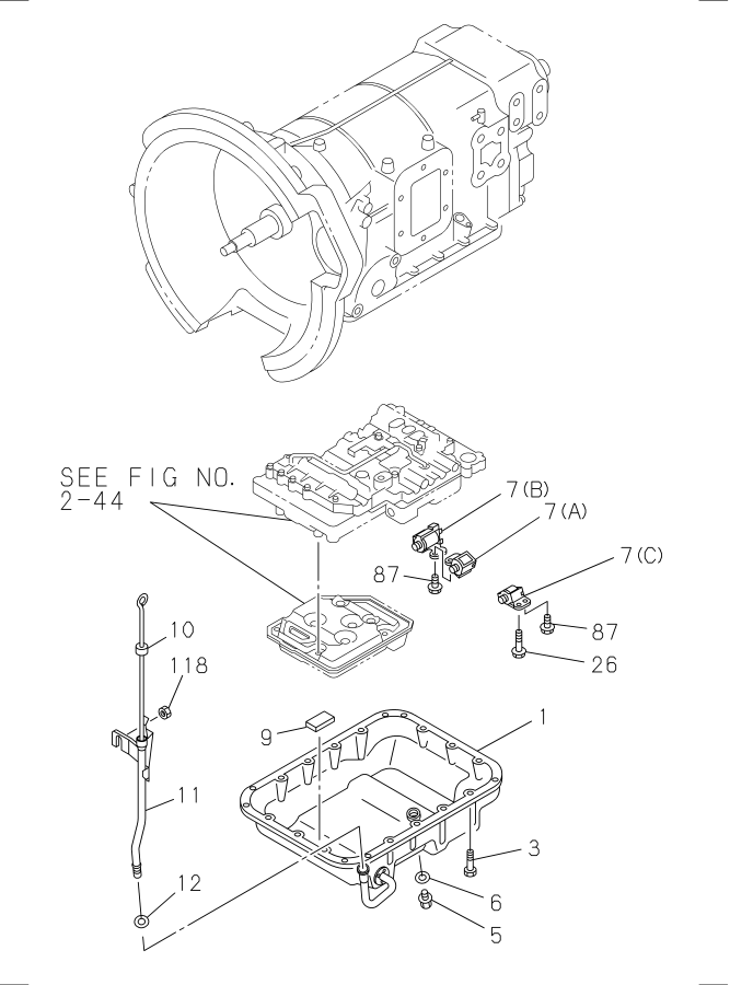 Diagram AUTO TRANS OIL PAN AND OIL CONTROL for your 2025 Isuzu NRR   