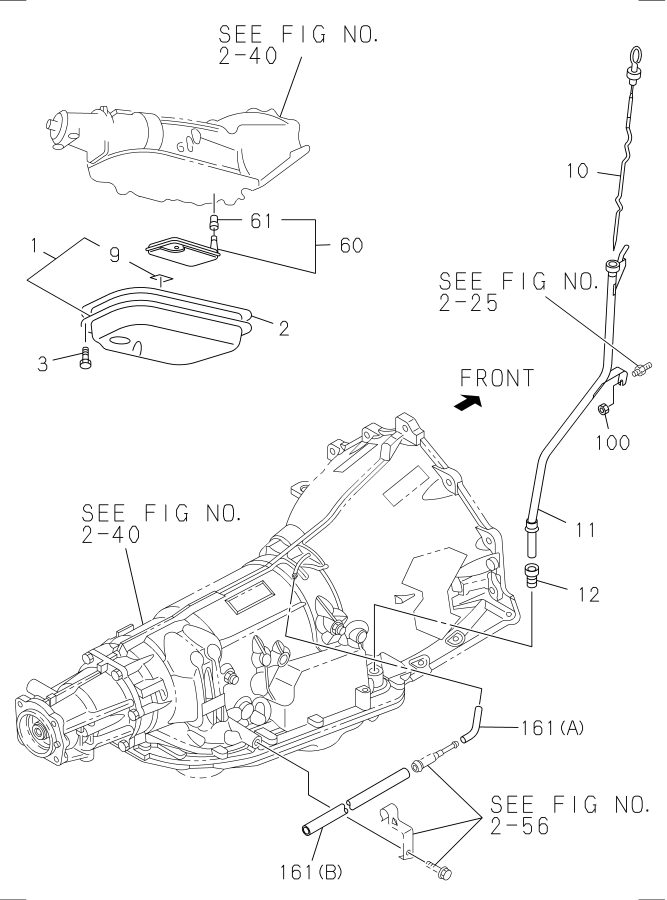 Diagram AUTO TRANS OIL PAN AND OIL CONTROL for your Isuzu