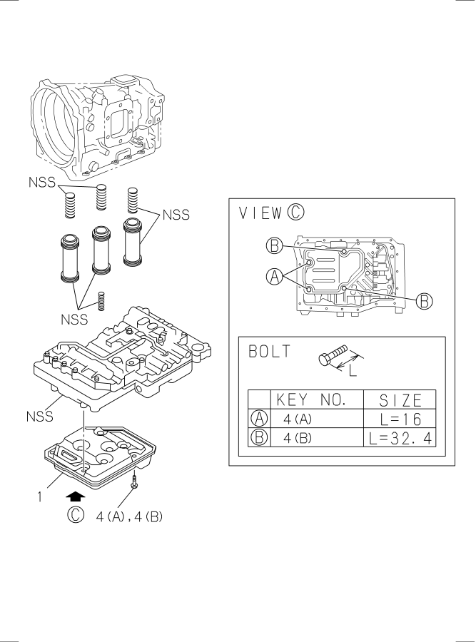 Diagram AUTO TRANS CONTROL VALVE; LOWER BODY for your Isuzu NRR  