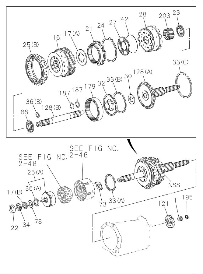 Diagram AUTO TRANS PLANETARY GEAR AND GOVERNOR for your 2010 Isuzu NPR-HD   