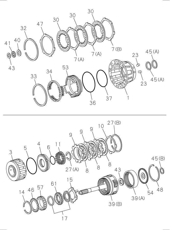 Diagram AUTO TRANS OVERDRIVE GEAR for your 2006 Isuzu NRR   