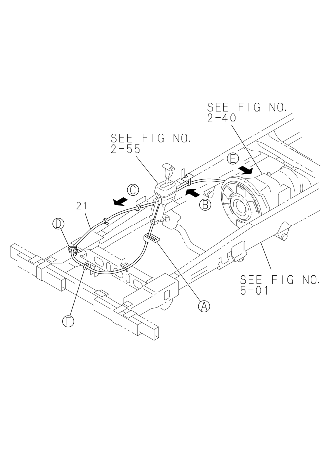 Diagram AUTO TRANS CONTROL LINK for your Isuzu