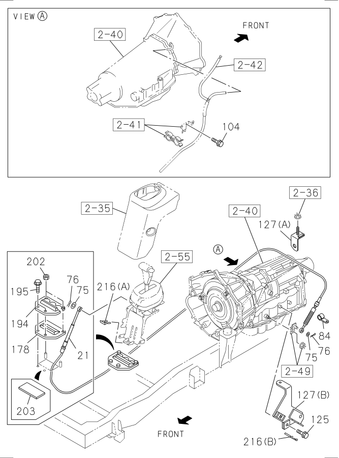 Diagram AUTO TRANS CONTROL LINK for your 2020 Isuzu NPR   