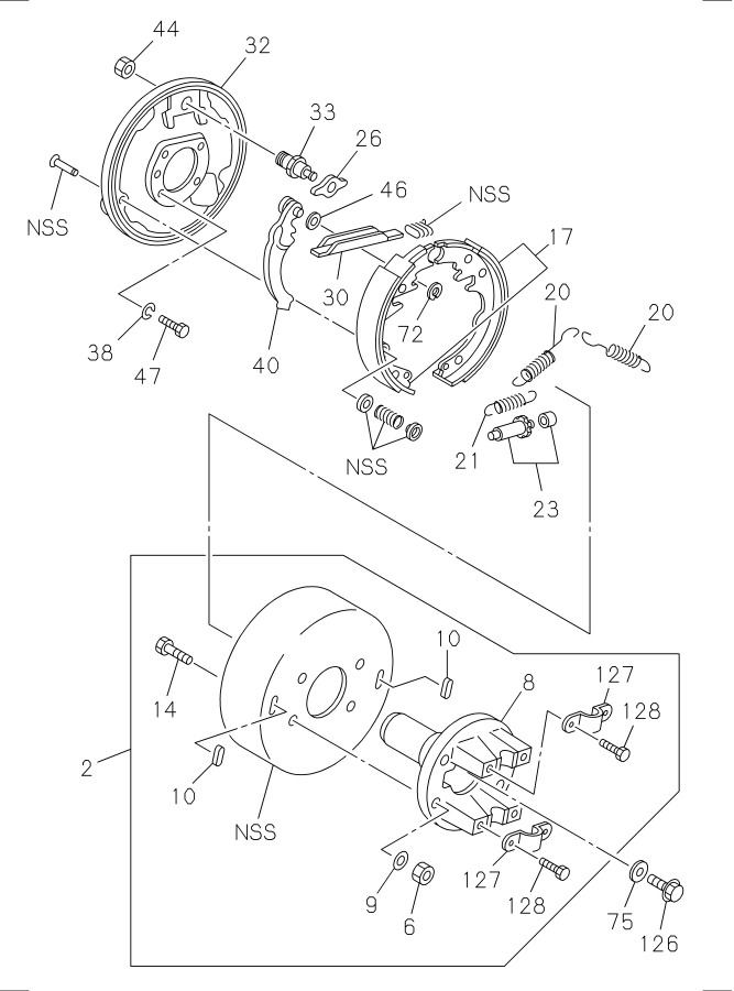 Diagram PARKING BRAKE for your 2004 Isuzu NPR   