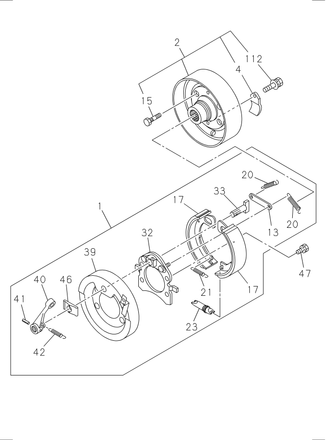 Diagram PARKING BRAKE for your Isuzu