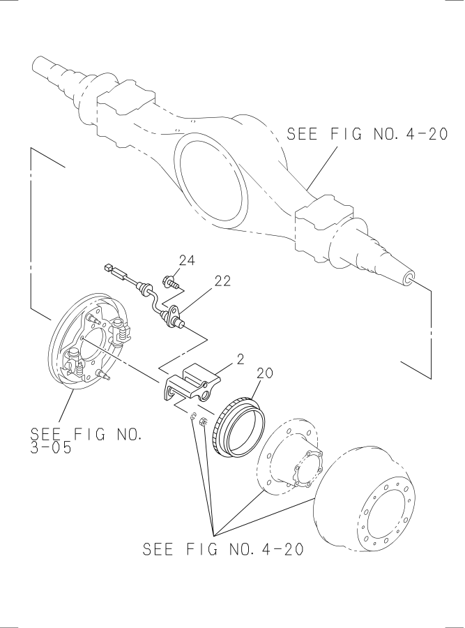 Diagram ANTILOCK BRAKE SYSTEM(A.B.S.) for your 2005 Isuzu NRR SINGLE CAB AND MIDDLE CHASSIS  