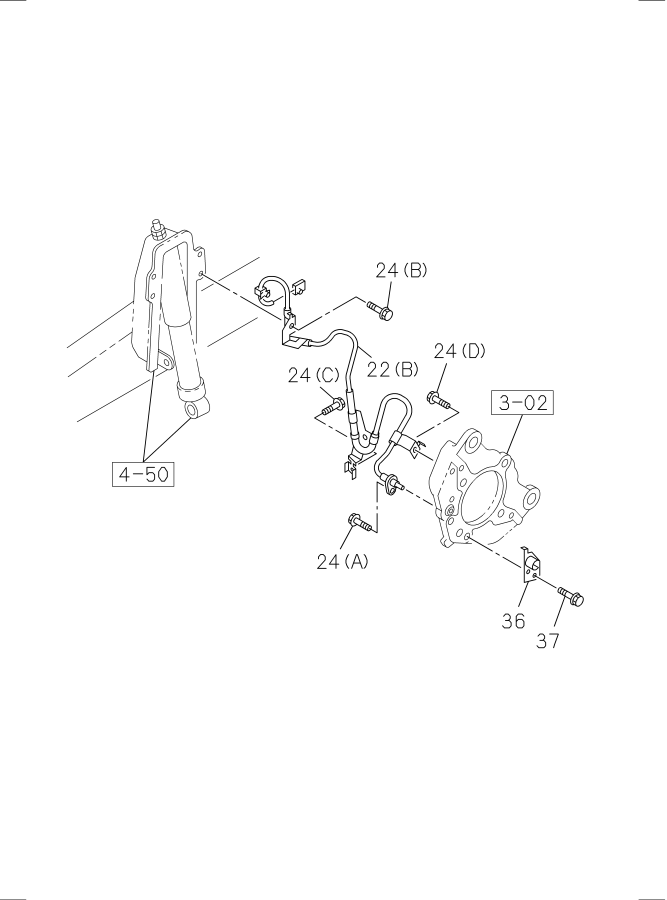 Diagram ANTILOCK BRAKE SYSTEM(A.B.S.) for your 2018 Isuzu NPR-HD   