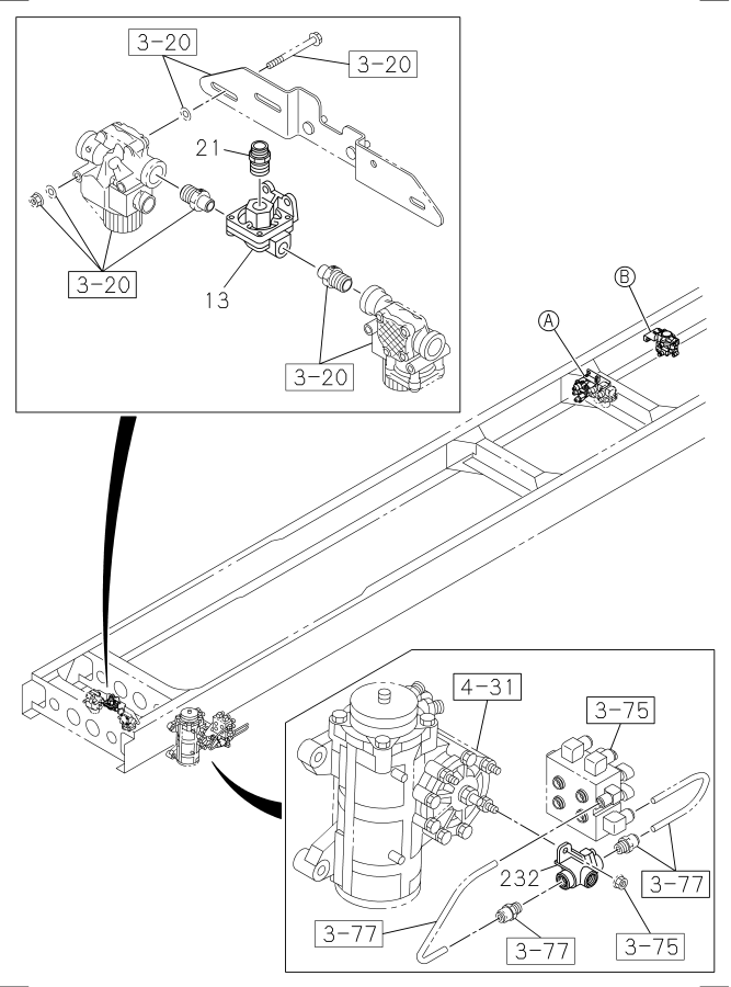 Diagram AIR CONTROL PARTS for your Isuzu