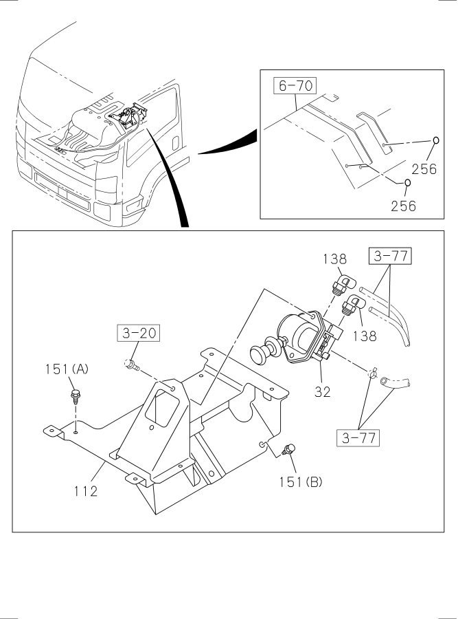 Diagram TRAILER CONTROL for your Isuzu FTR  