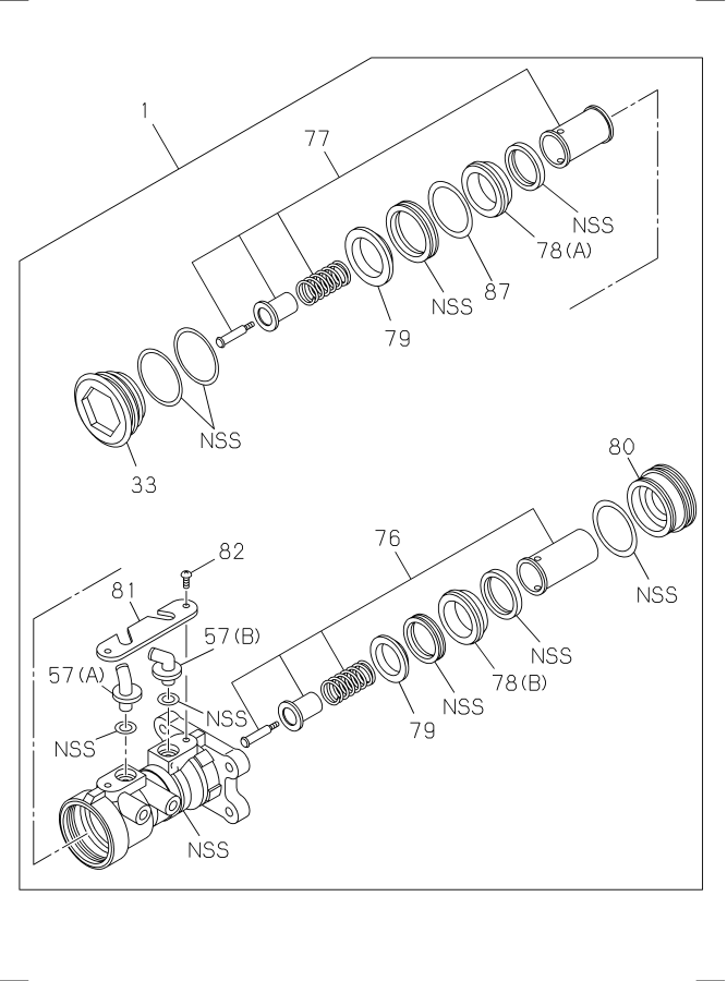 Diagram BRAKE MASTER CYLINDER for your Isuzu