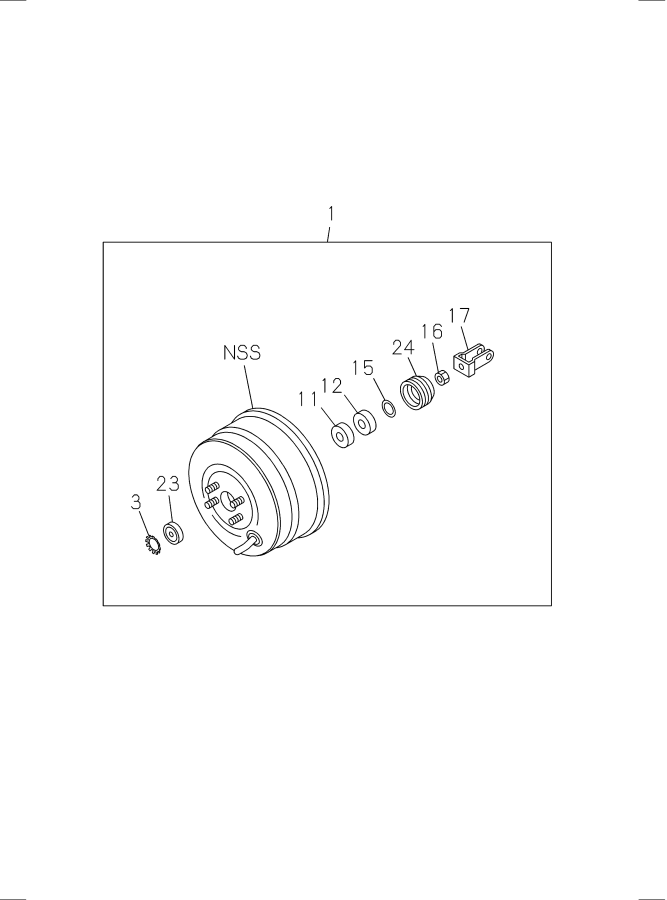 Diagram BRAKE MASTER VAC AND BRAKE BOOSTER for your Isuzu