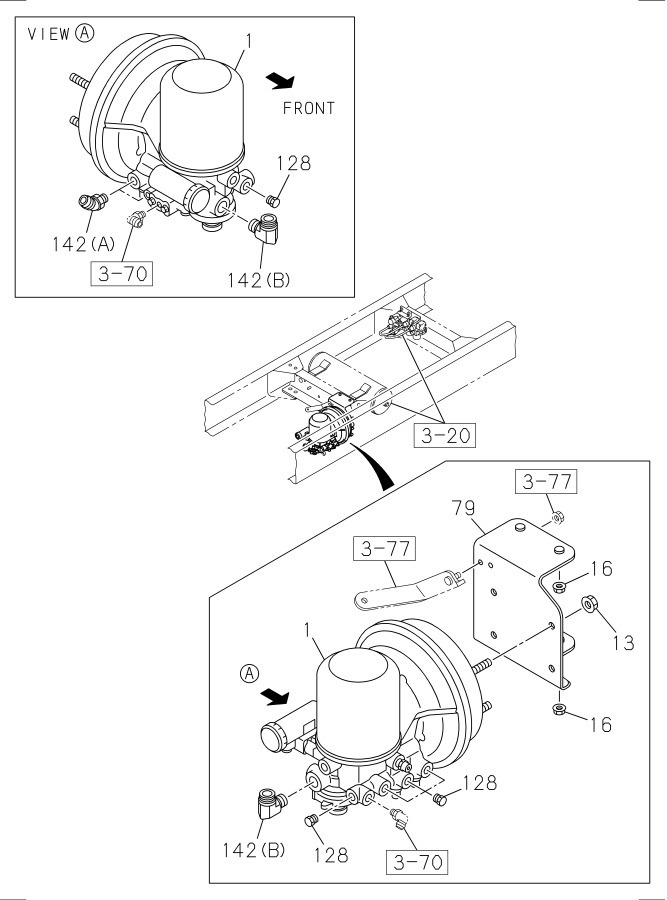 Diagram AIR DRYER for your 2022 Isuzu FTR   